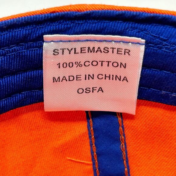 Vintage Y2Ks Tide Racing NASCAR Hat Cap Orange Strapback Downey Auto 6 Panel - Picture 10 of 11